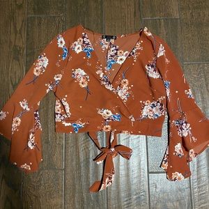Floral crop top